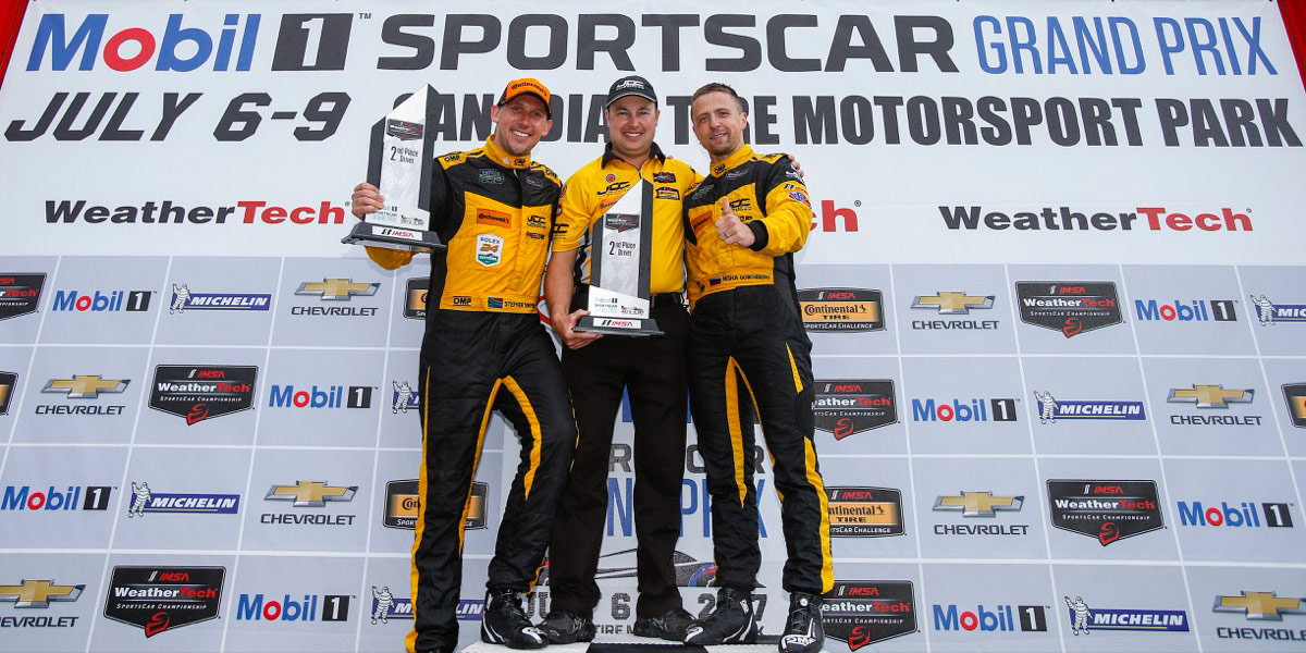 Stephen Simpson JDC Take 2nd place in prototype Class during Mobil1 Sportscar Grand Prix form Canadian Tire Motorsport Park